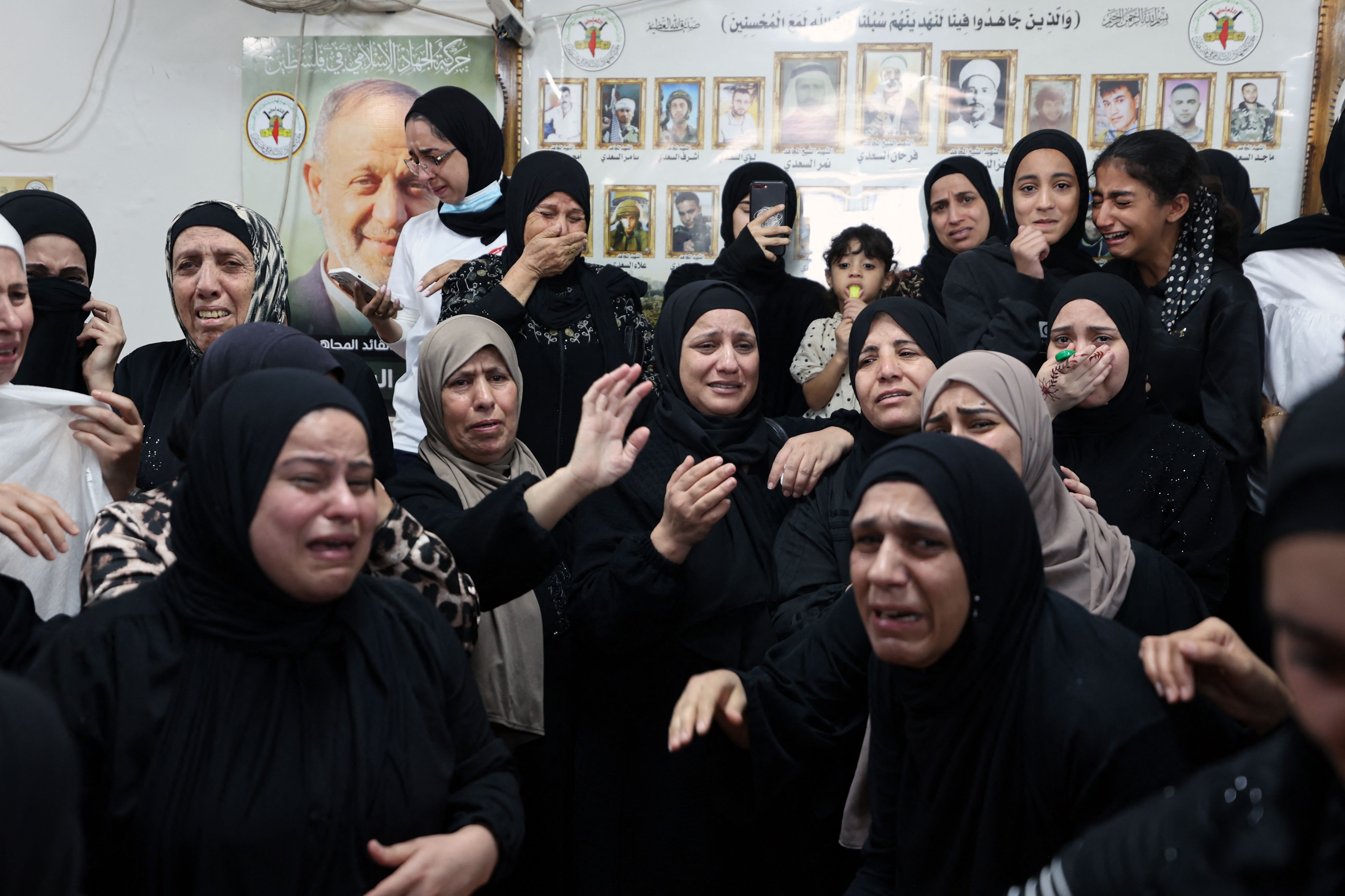 من تشييع شهداء جنين .. تصوير: "الفرنسية"