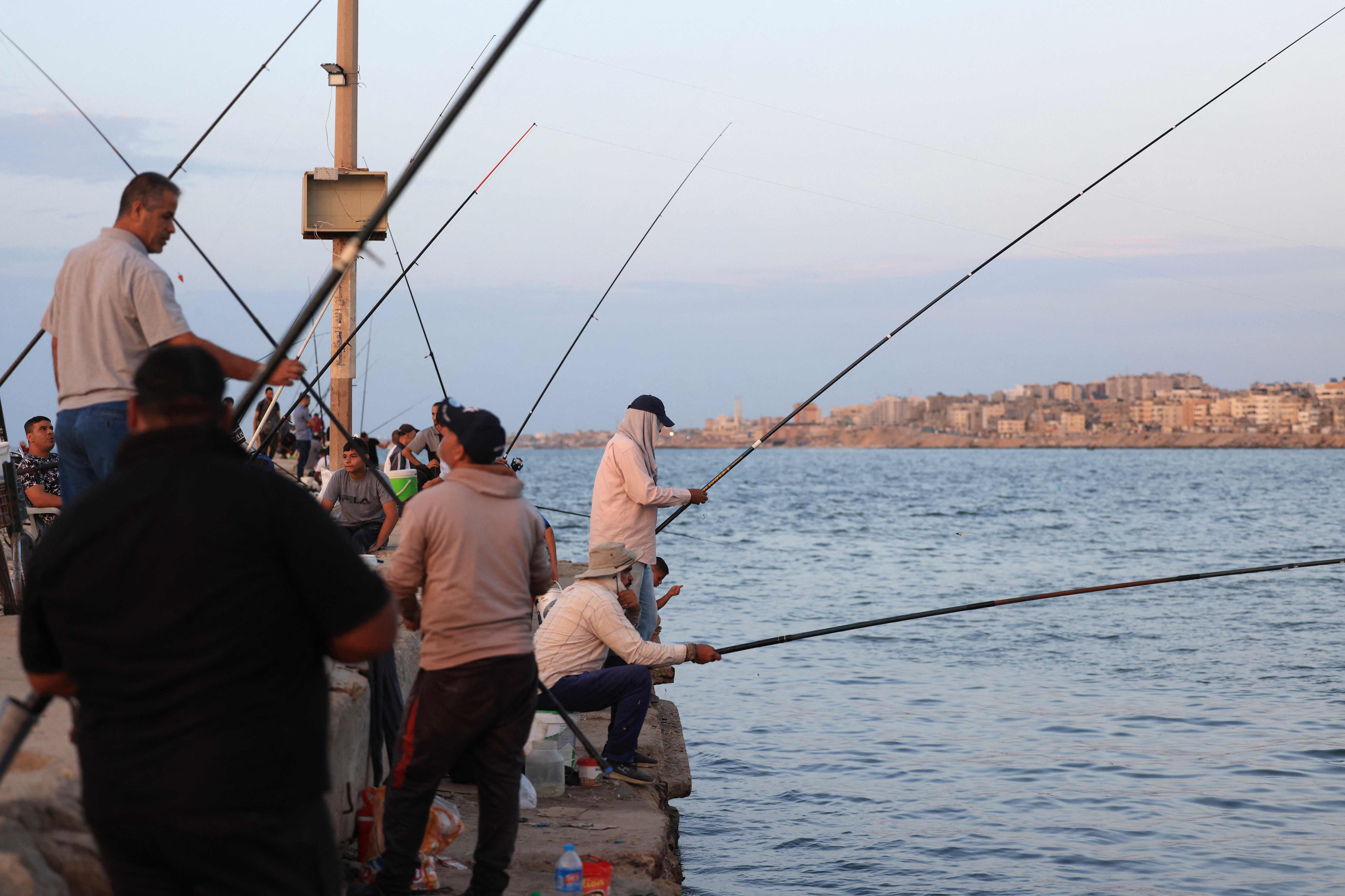 من أجواء بحر قطاع غزة .. تصوير: "الفرنسية"