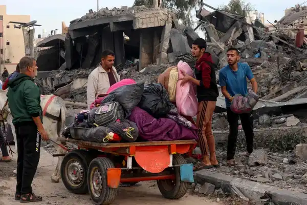 American pressure on Israel to establish safe zones in the southern Gaza Strip