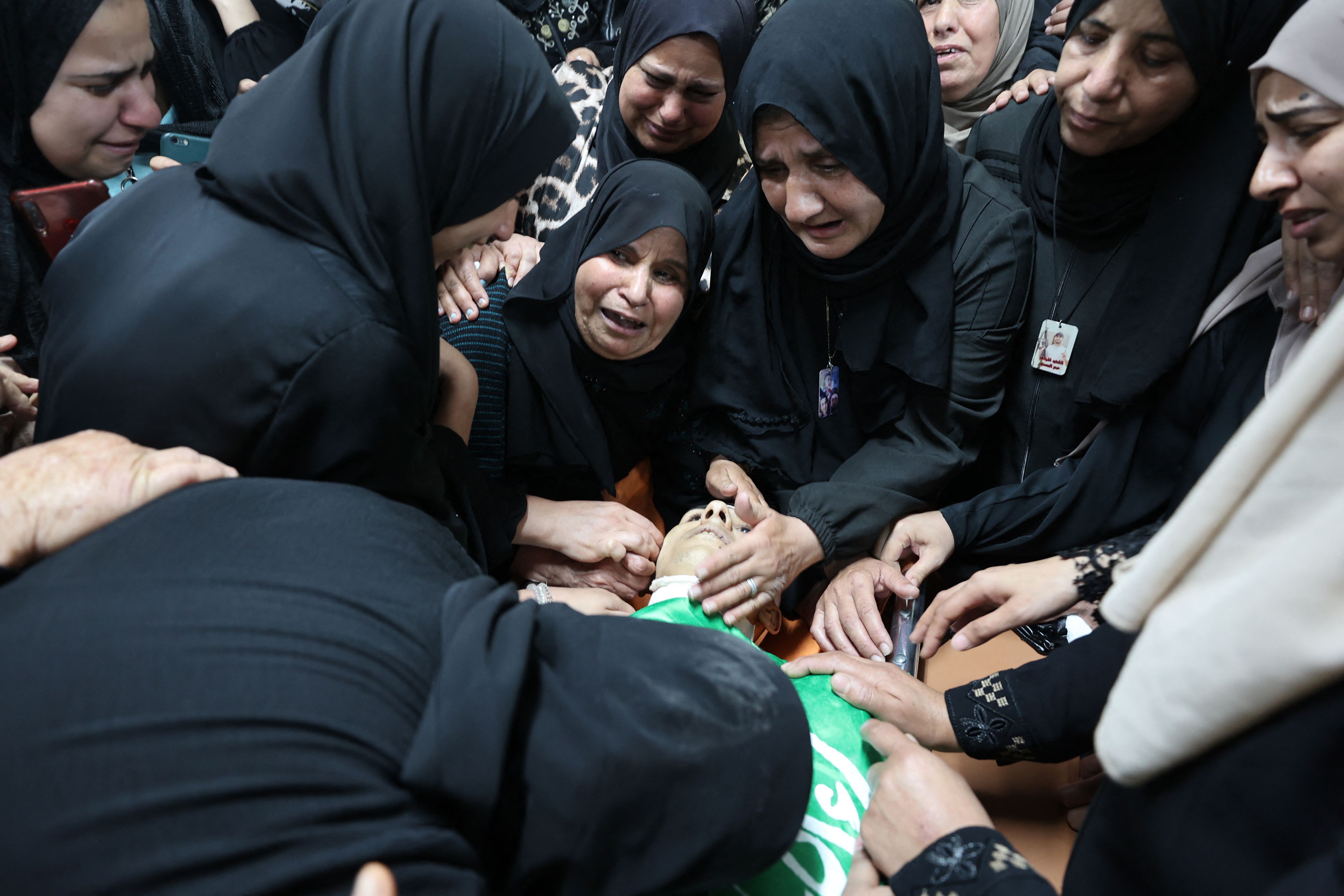 من تشييع شهداء جنين .. تصوير: "الفرنسية"