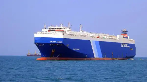 An Israeli ship was detained off the Yemeni coast