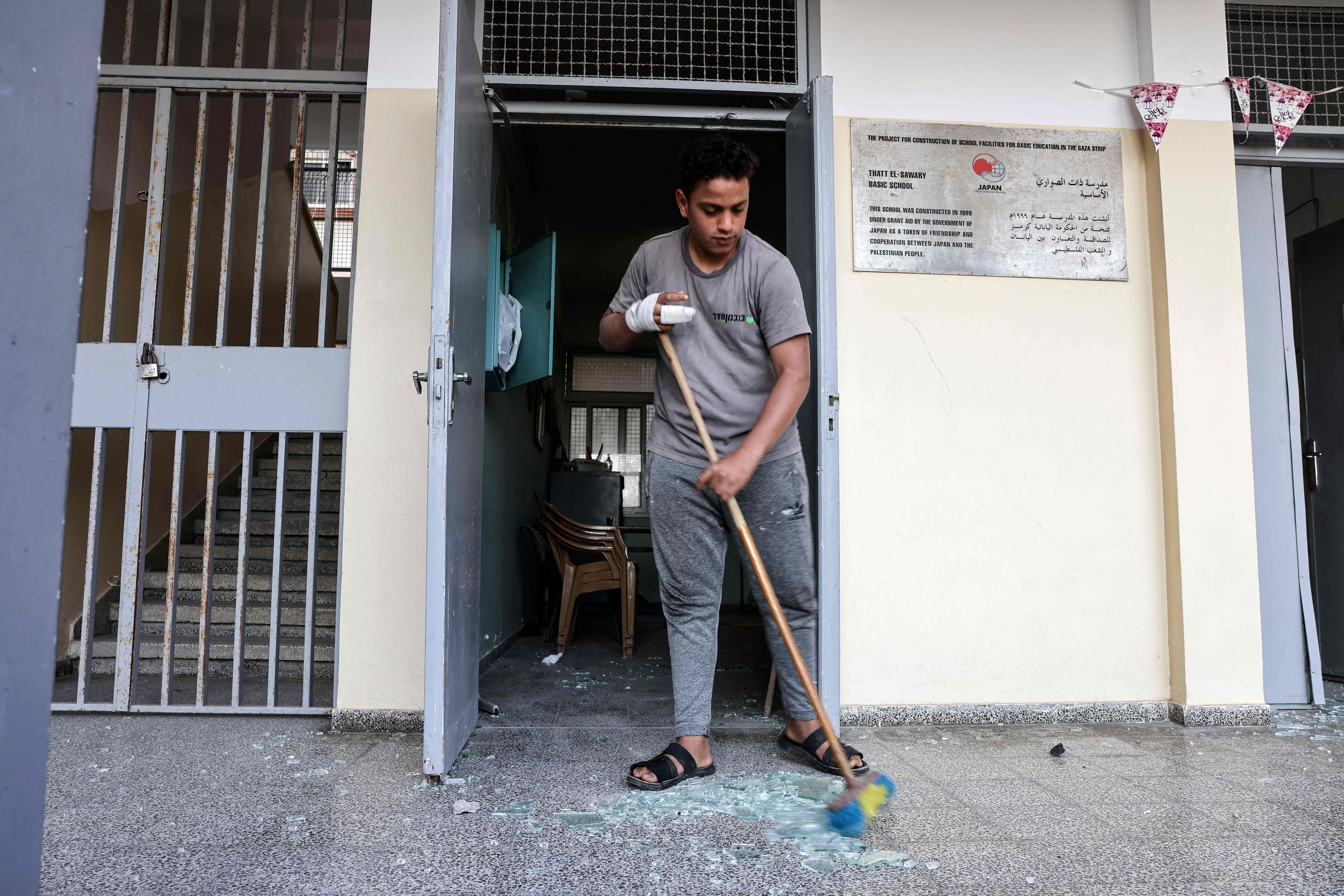 آثار العدوان الإسرائيلي على قطاع غزة .. تصوير: "الفرنسية"