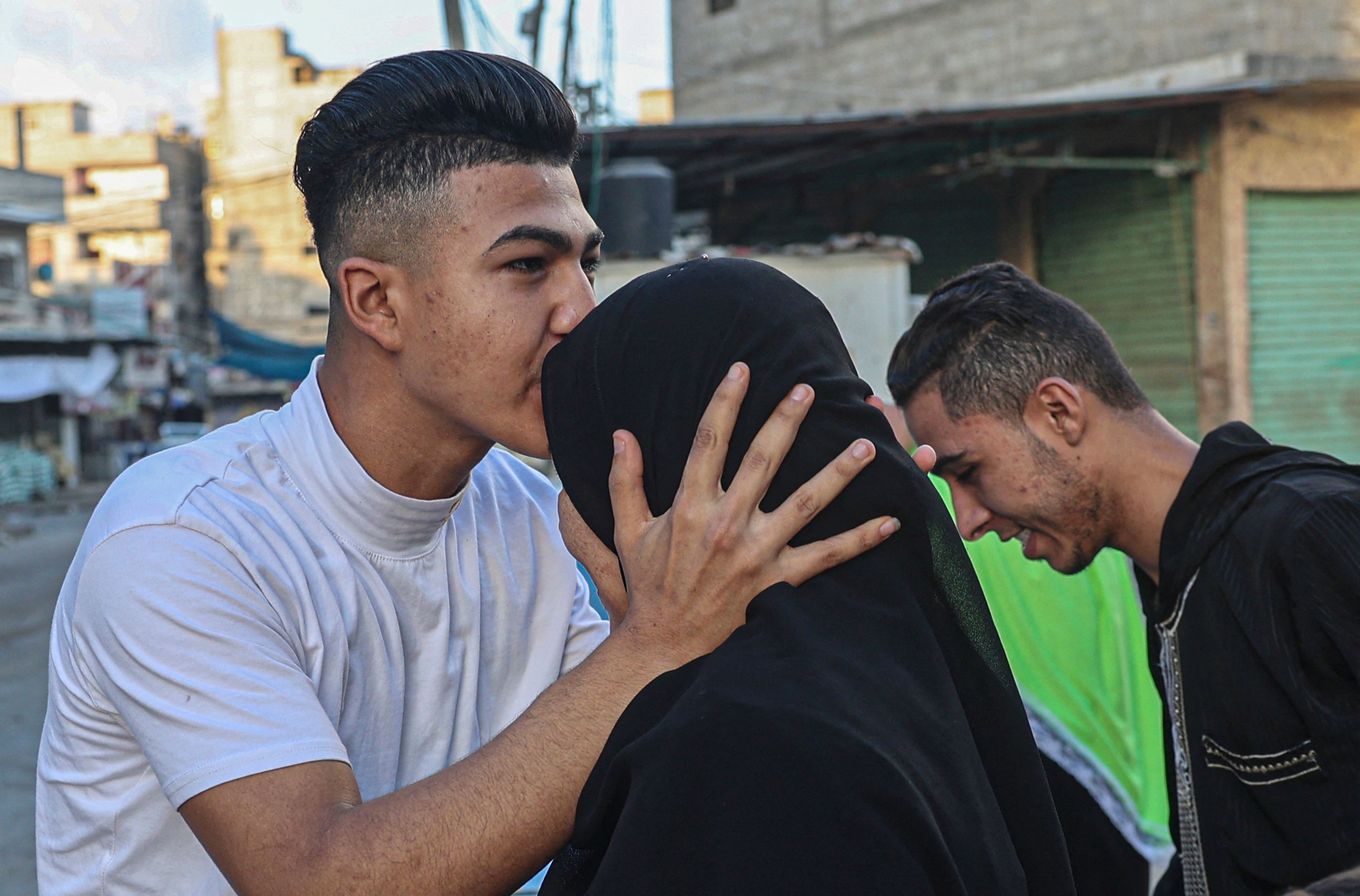  أول فوج من حجاج بيت الله الحرام يغادر قطاع غزة .. تصوير: "الفرنسية" 