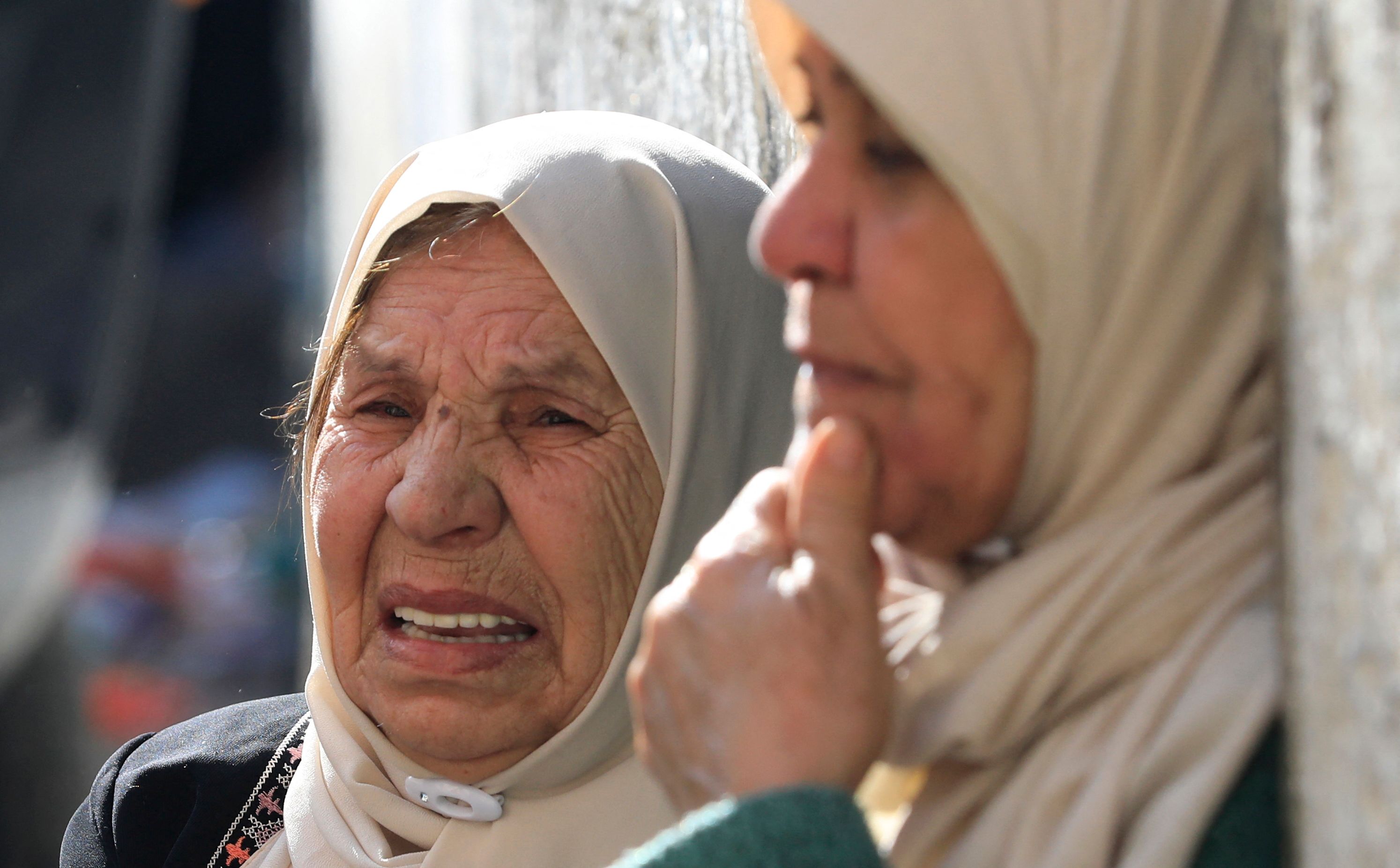 من تشييع شهداء جنين .. تصوير: "الفرنسية"