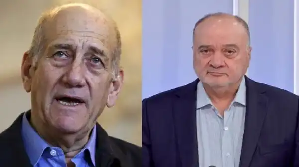 إيهود أولمرت وناصر القدوة
