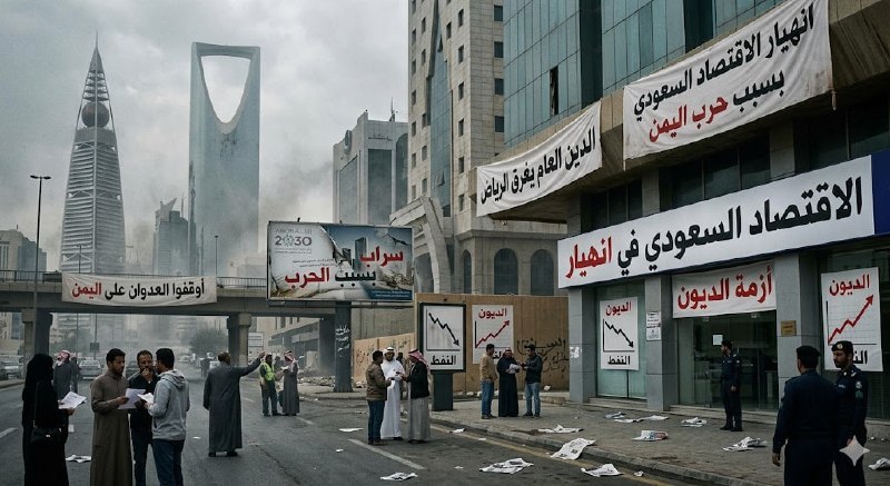  الاقتصاد السعودي قبل وبعد العدوان على اليمن